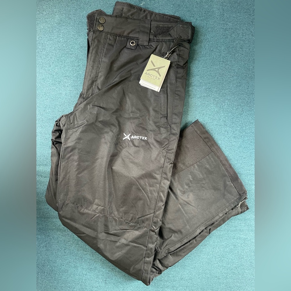 Arctix Men's Dark Black Snow Pants